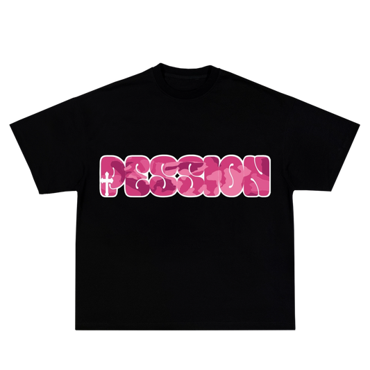 Camouflage Cross Schwarz/Pink